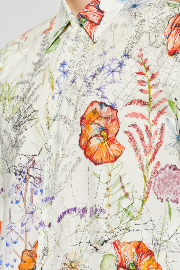 Alexander McQueen Shirt with floral motif | Men's | Vitkac